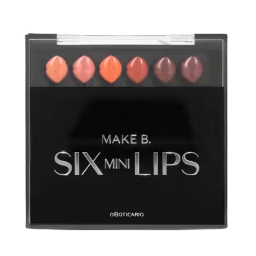 Estojo Mini Batons Six Mini Lips Make B. 6x 0,4g cada
